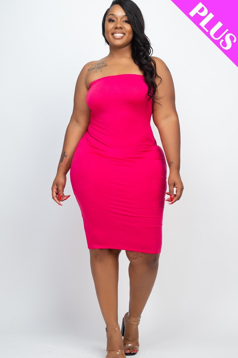 Plus Tube Bodycon Dress